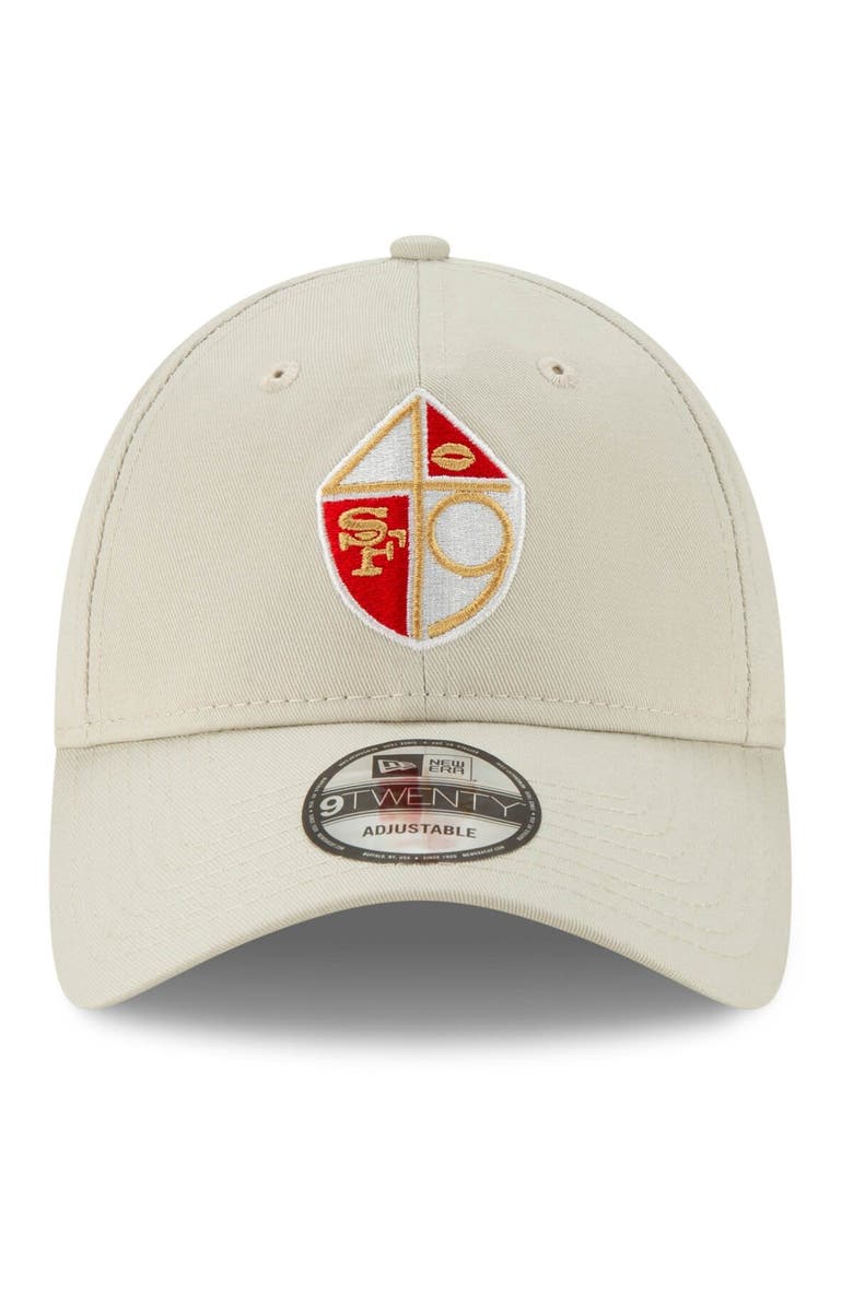 New Era Men's New Era Khaki San Francisco 49ers Historic Playmaker 9TWENTY Adjustable Hat, Alternate, color, 