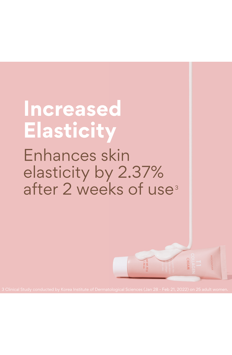 Kocostar T1 Collagen Cream, Alternate, color, White