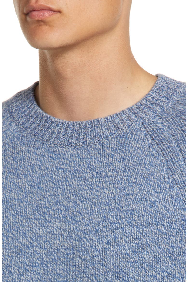 Men's Pull Pierre Wool Sweater, Alternate, color, BLEU ACI