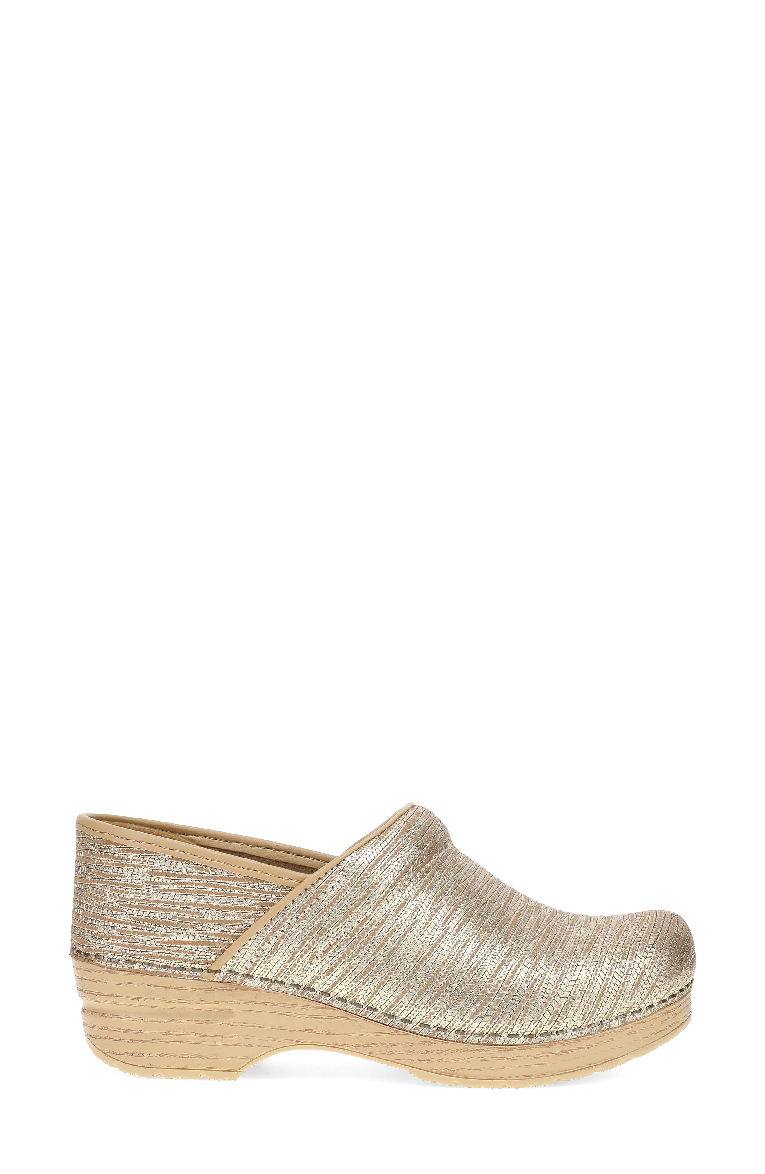 Professional Clog, Alternate, color, GOLD TEXTURE