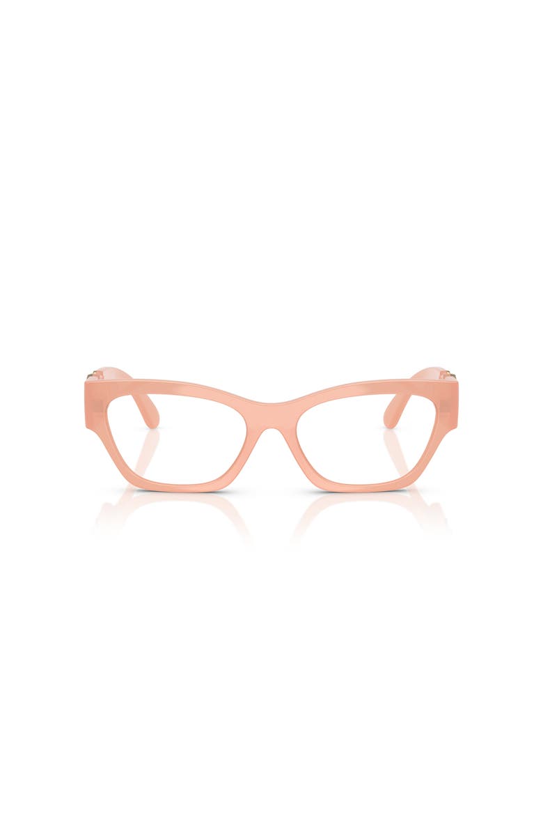 Versace 54mm Cat Eye optical glasses, Alternate, color, Pink