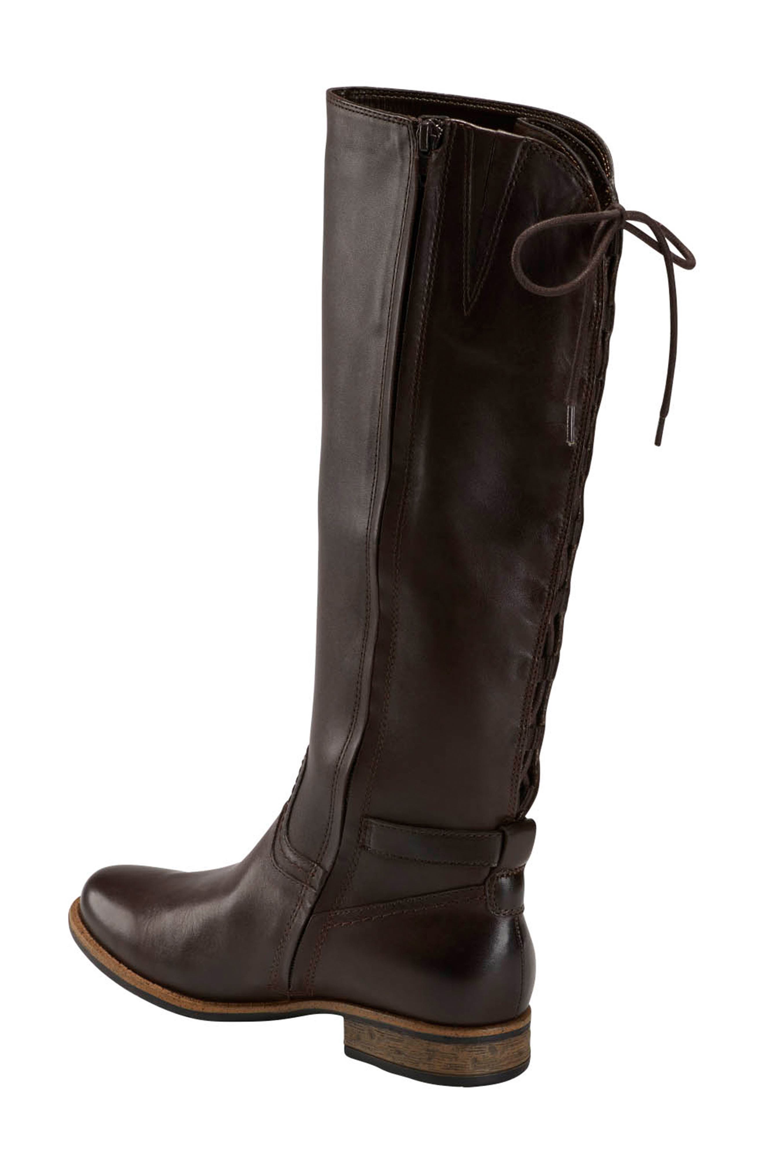 Earth Avani 2 Beaverton Riding Boot, Alternate, color, JAVA LEATHER
