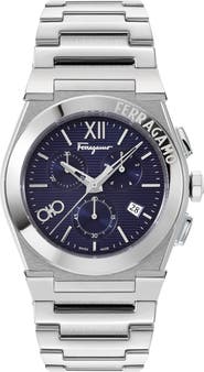FERRAGAMO Vega Chrono Bracelet Watch, 42mm