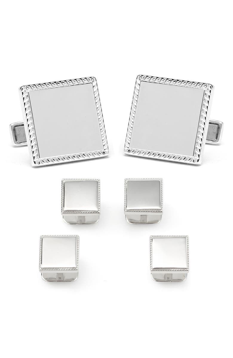 Cufflinks, Inc. Sterling Silver Cuff Links, Alternate, color,