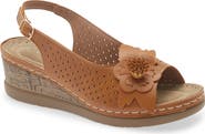 EXTREME BY EDDIE MARC Bethea Floral Appliqué Slingback Sandal