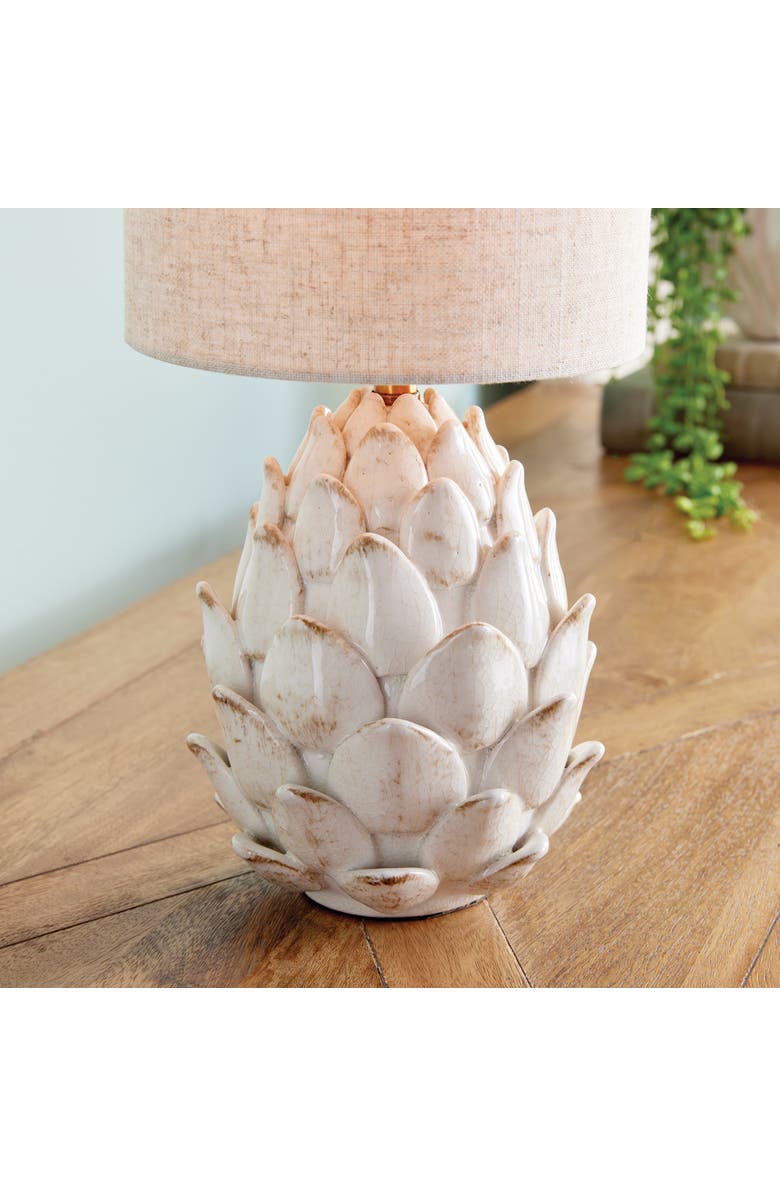 Napa Home & Garden Declan Artichoke Lamp, Alternate, color, White