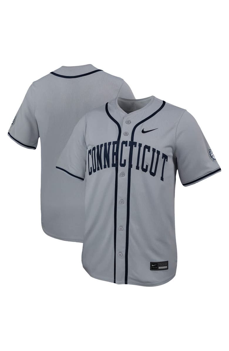 Nike Men's Nike Gray UConn Huskies Limited Baseball Jersey, Main, color, Gray