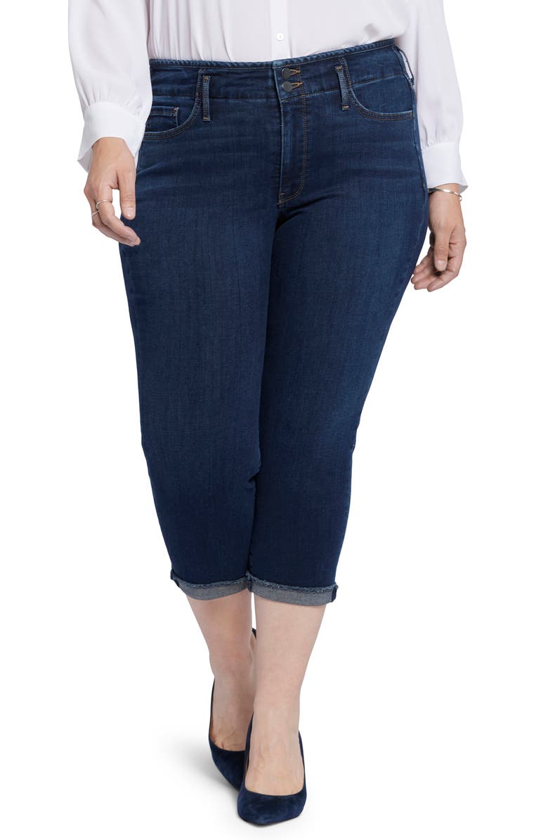 NYDJ Chloe Hollywood Fray Cuff Capri Jeans, Main, color, Northbridge
