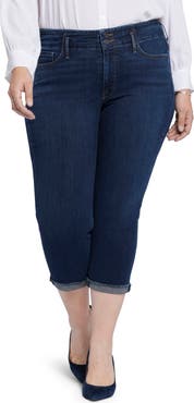 NYDJ Chloe Hollywood Fray Cuff Capri Jeans