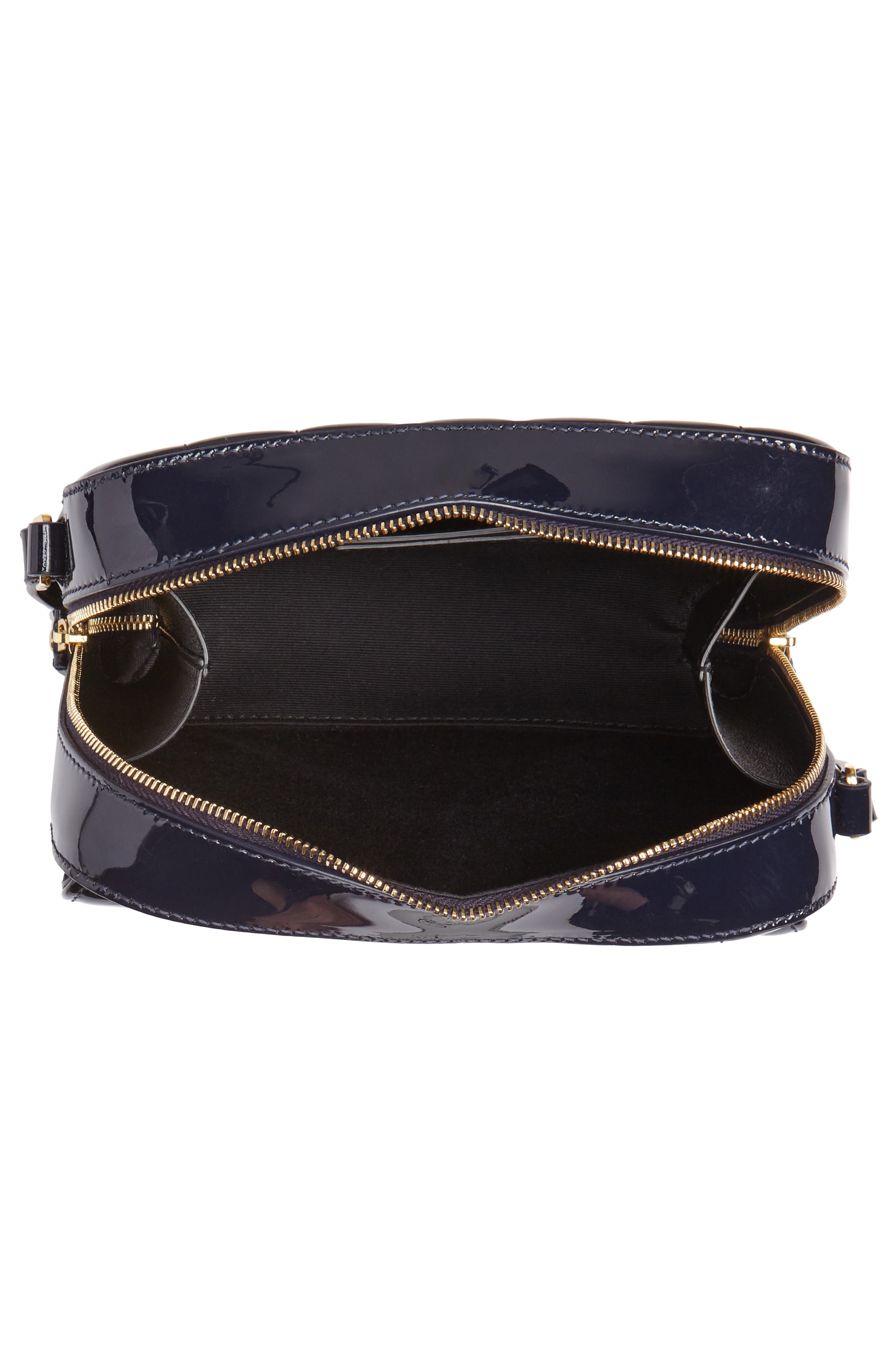 Vicky Leather Camera Bag, Alternate, color, DARK NOTTE
