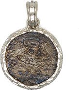 Armenta Monk Coin Pendant Charm