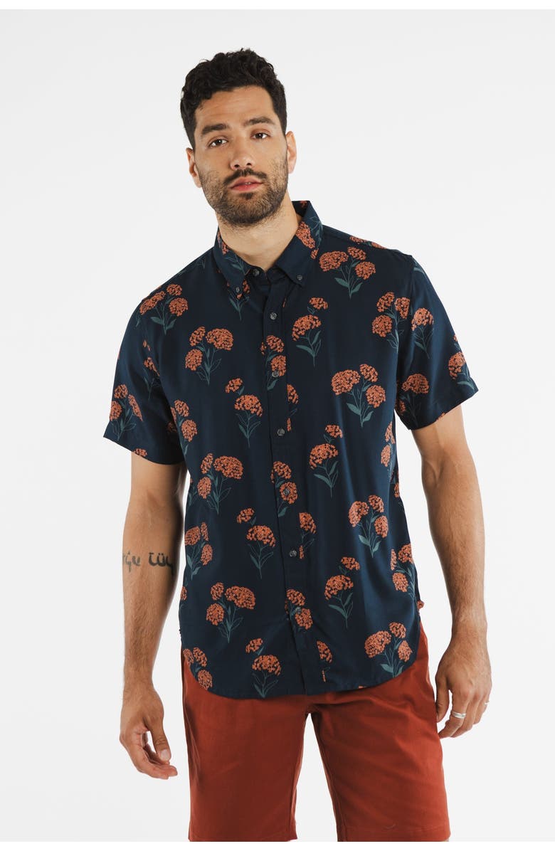 Bridge & Burn Grant Slim Shirt, Alternate, color, Wildflower