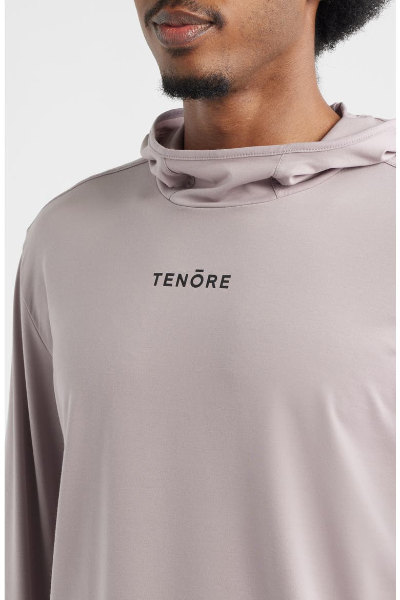 Logo Graphic Hooded T-Shirt, Alternate, color, ZINC