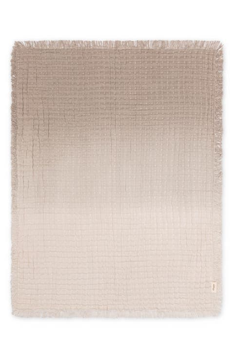 Ombré Cotton Muslin Blanket