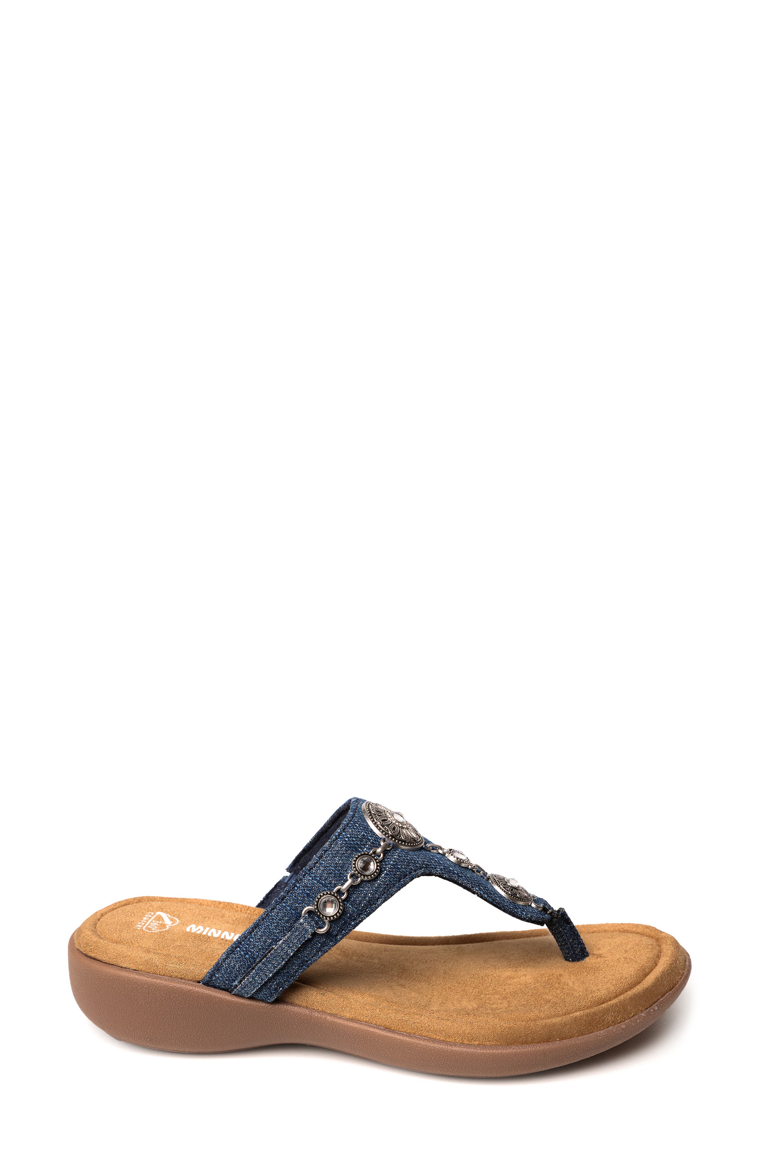 Brecca Flip Flop, Alternate, color, BLUE DENIM
