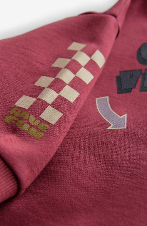 Next Kids' Graphic Sweatshirt & Cargo Joggers Set In Red