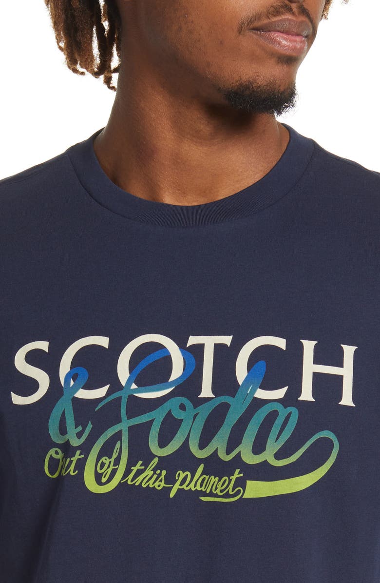 Scotch & Soda Logo Graphic Tee, Alternate, color, 