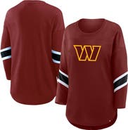 FANATICS Women's Fanatics Burgundy Washington Commanders Plus Size Redzone 3/4-Sleeve Scoop Neck T-Shirt