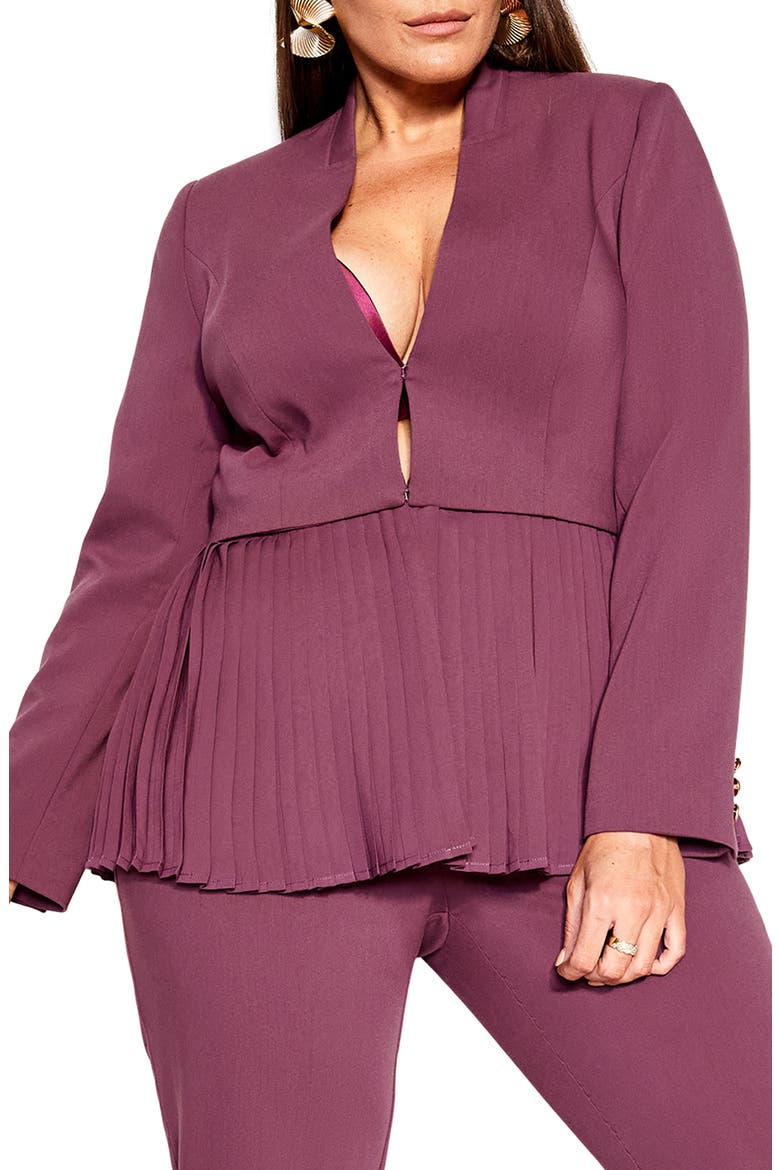 Sadie 2-in-1 Blazer, Main, color, ROSEBERRY