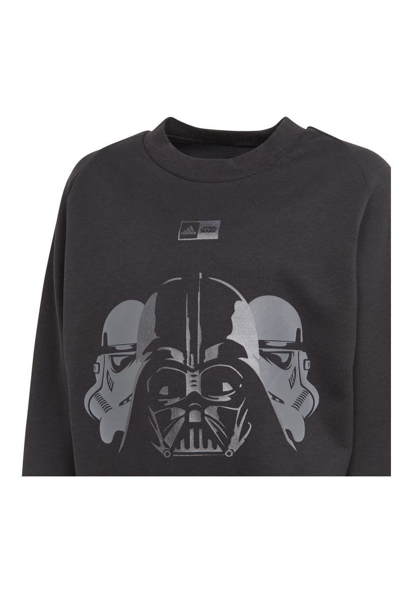x Star Wars™ Kids' Z.N.E. Sweatshirt & Joggers Set, Alternate, color, BLACK