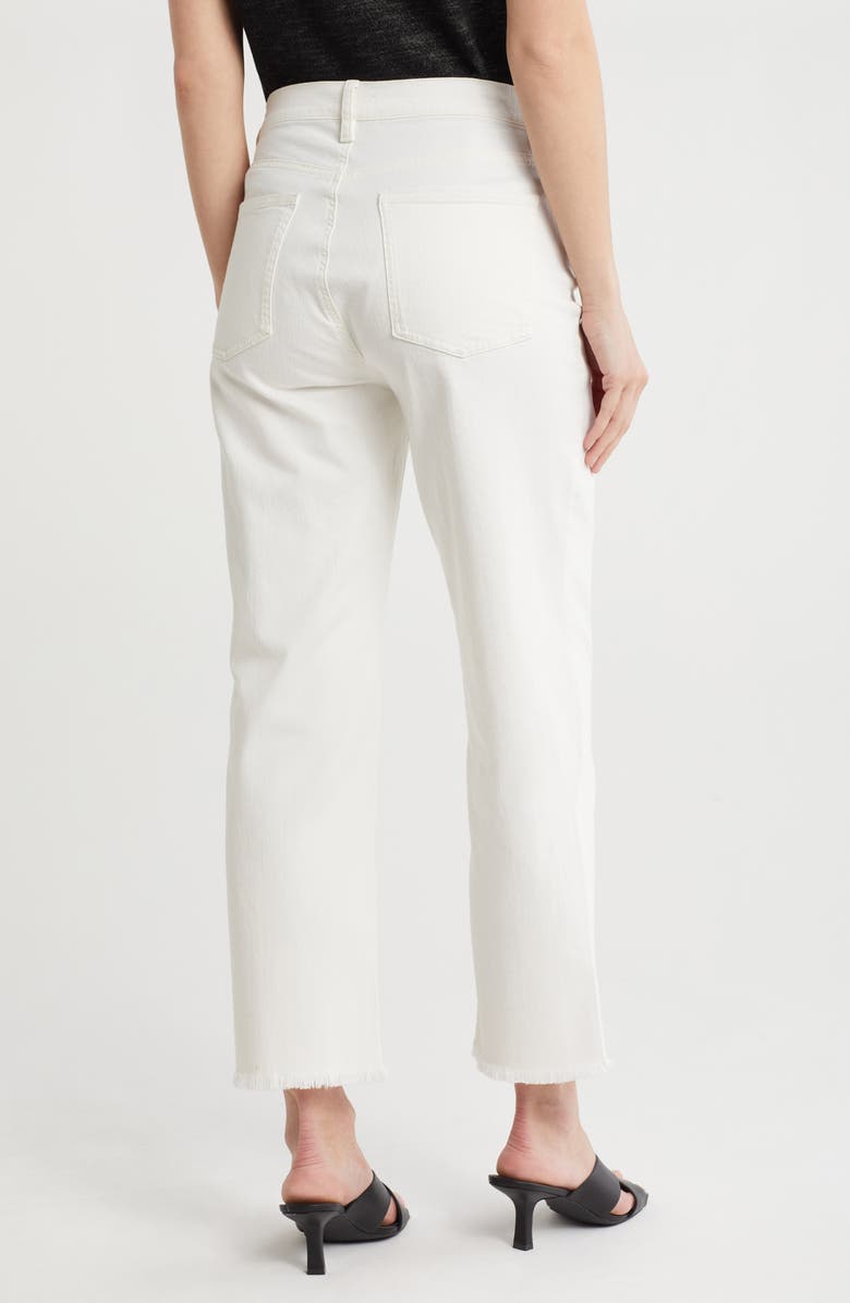 Eileen Fisher Ankle Straight Leg Jeans, Alternate, color, Undyed Natural