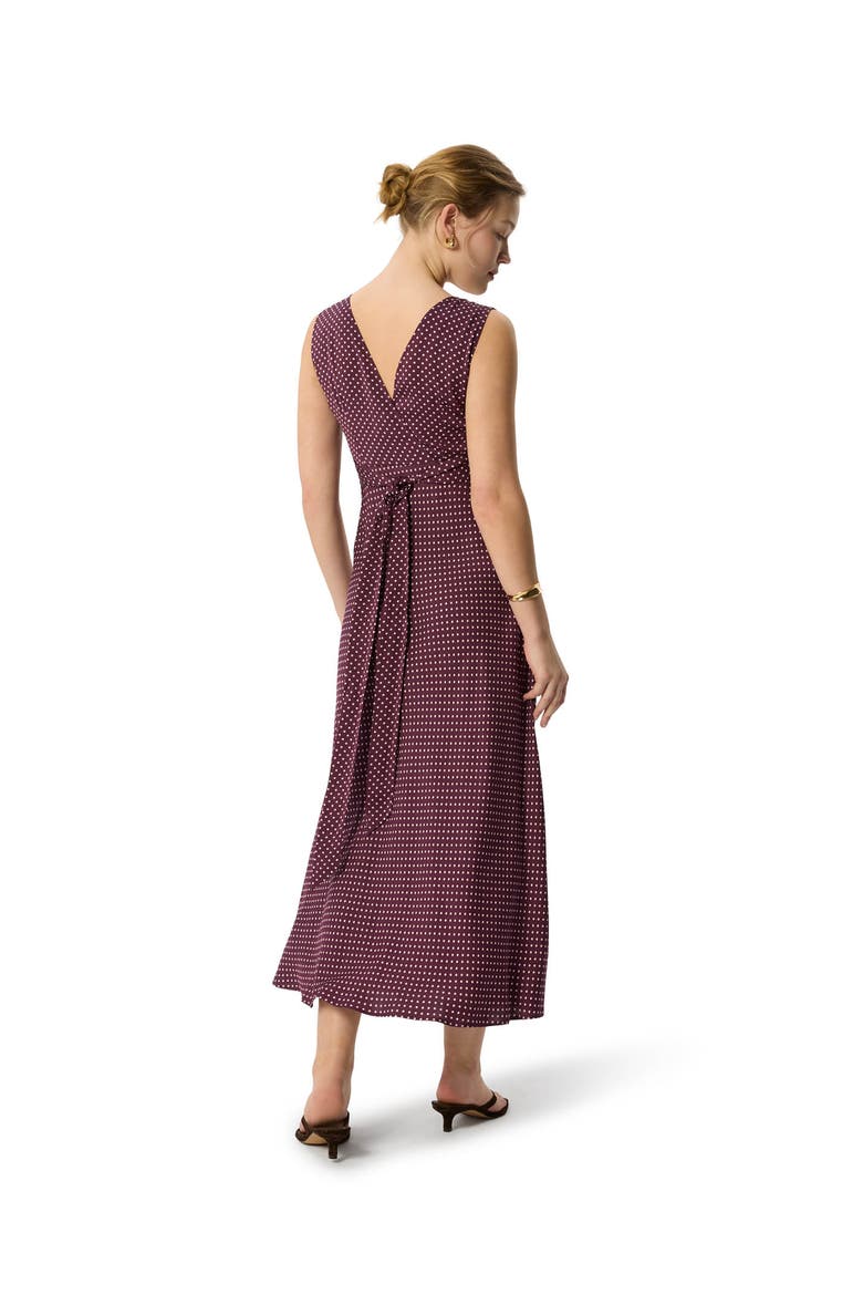 Mini Spot Sleeveless Dress, Alternate, color, Purple/Multi