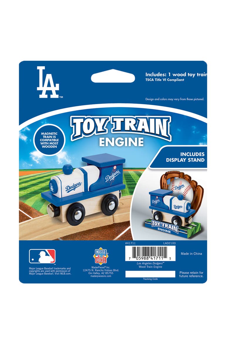 Los Angeles Dodgers Toy Train Engine, Alternate, color, Multicolor