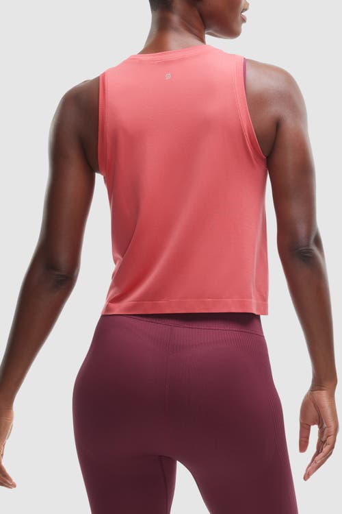 Peloton Seamless Tank In Brick Red