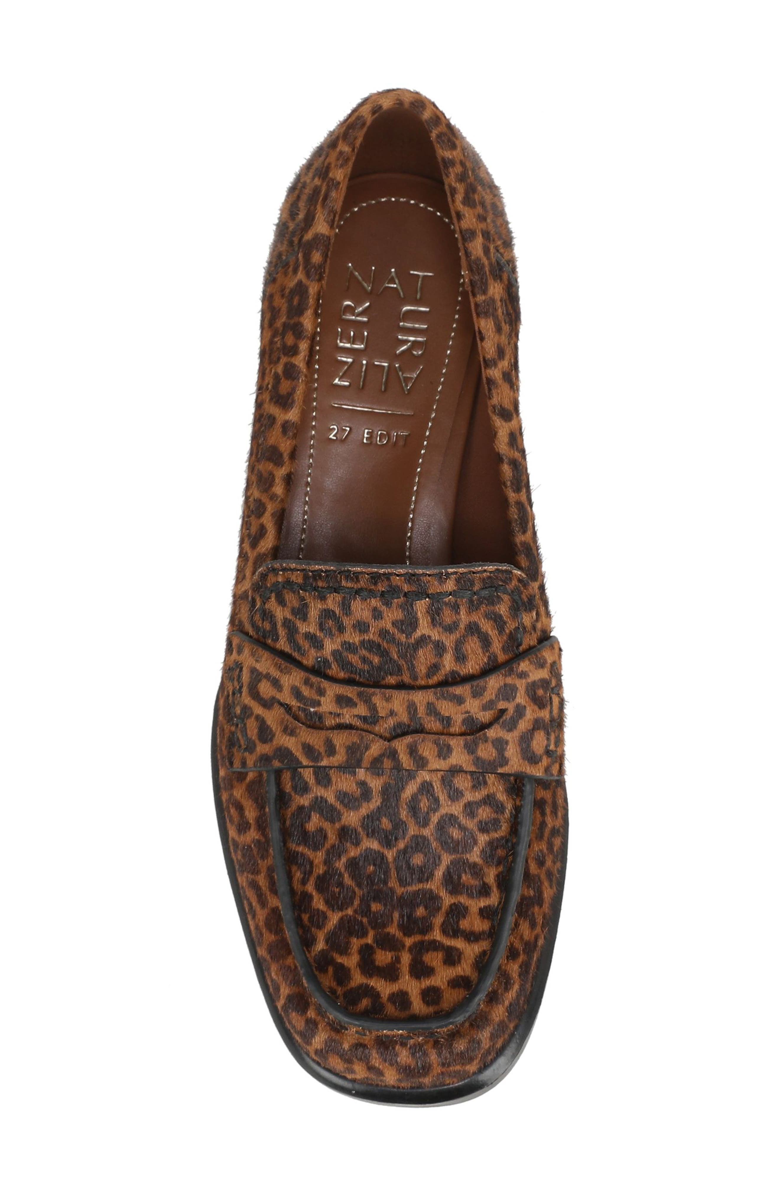 Haven Genuine Calf Hair Loafer, Alternate, color, DARK CHESTNUT