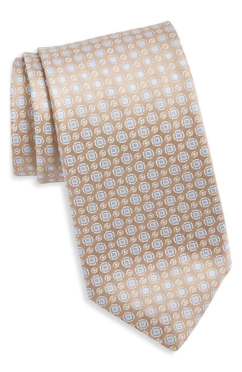 Canali Medallion Silk Tie, Main, color, 
