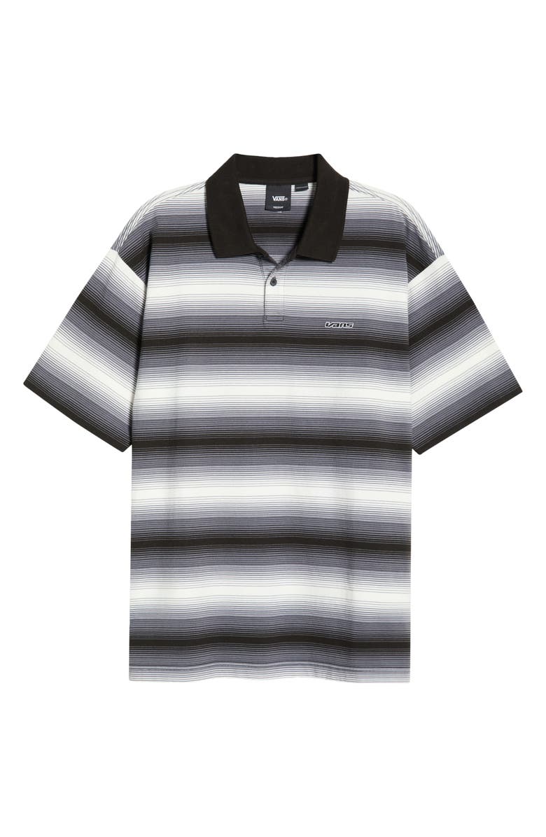 Vans Molino Shadow Stripe Polo, Main, color, Steel Shadow