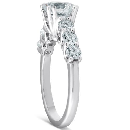 Bliss Diamond 2 Ct Diamond Engagement Ring 14k Gold Lab Grown In 14k White Gold