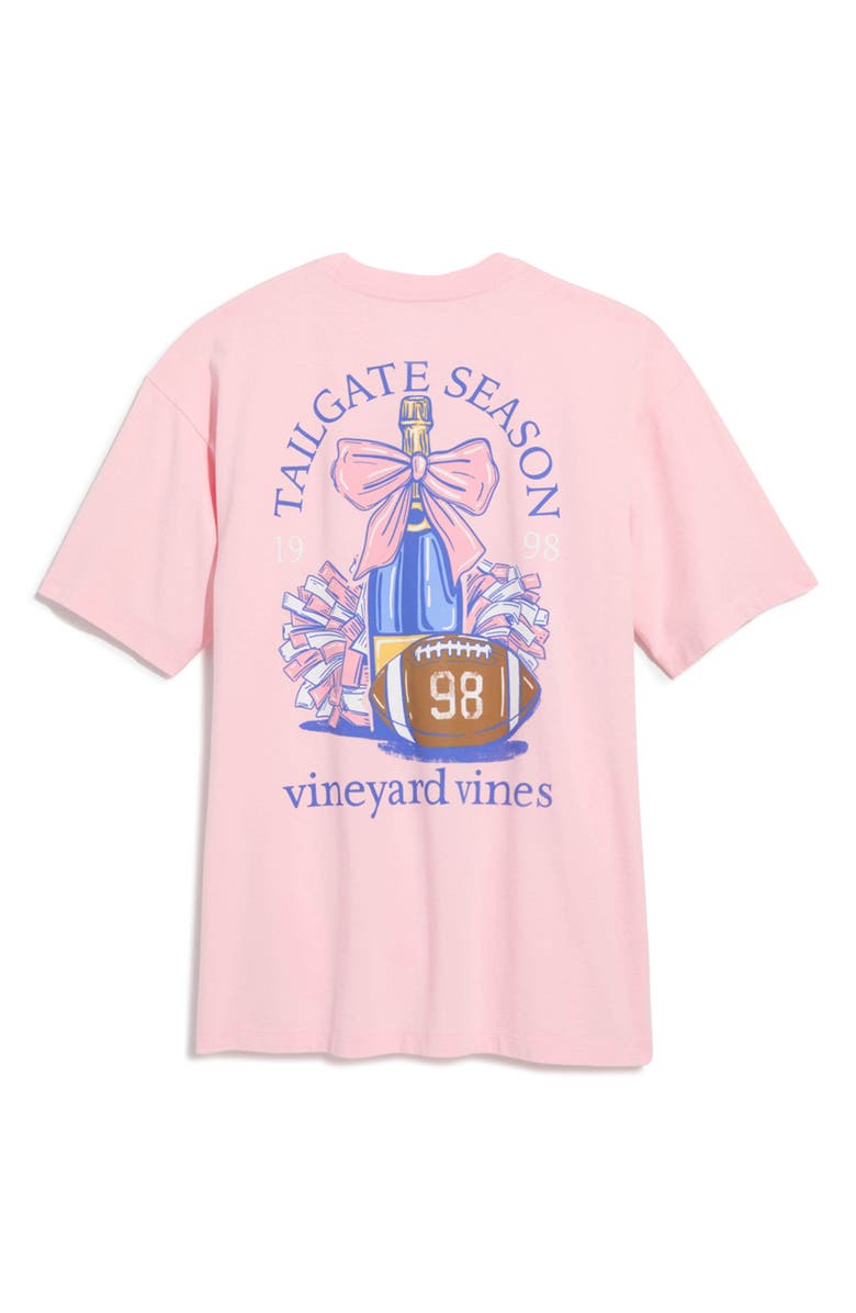 vineyard vines Cotton Graphic T-Shirt, Alternate, color, Flamingo
