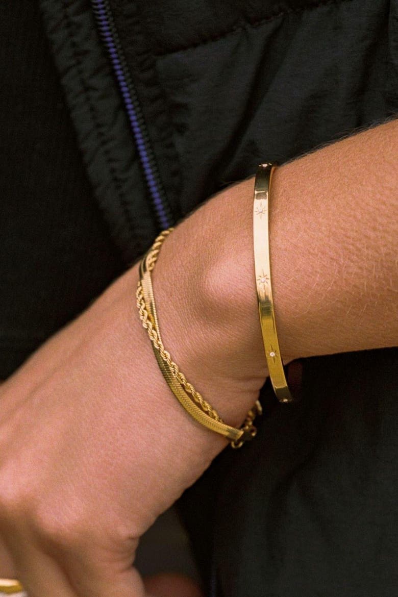 Starlight Cuff, Alternate, color, Gold