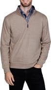 TailorByrd French Rib Quarter Zip Sweater