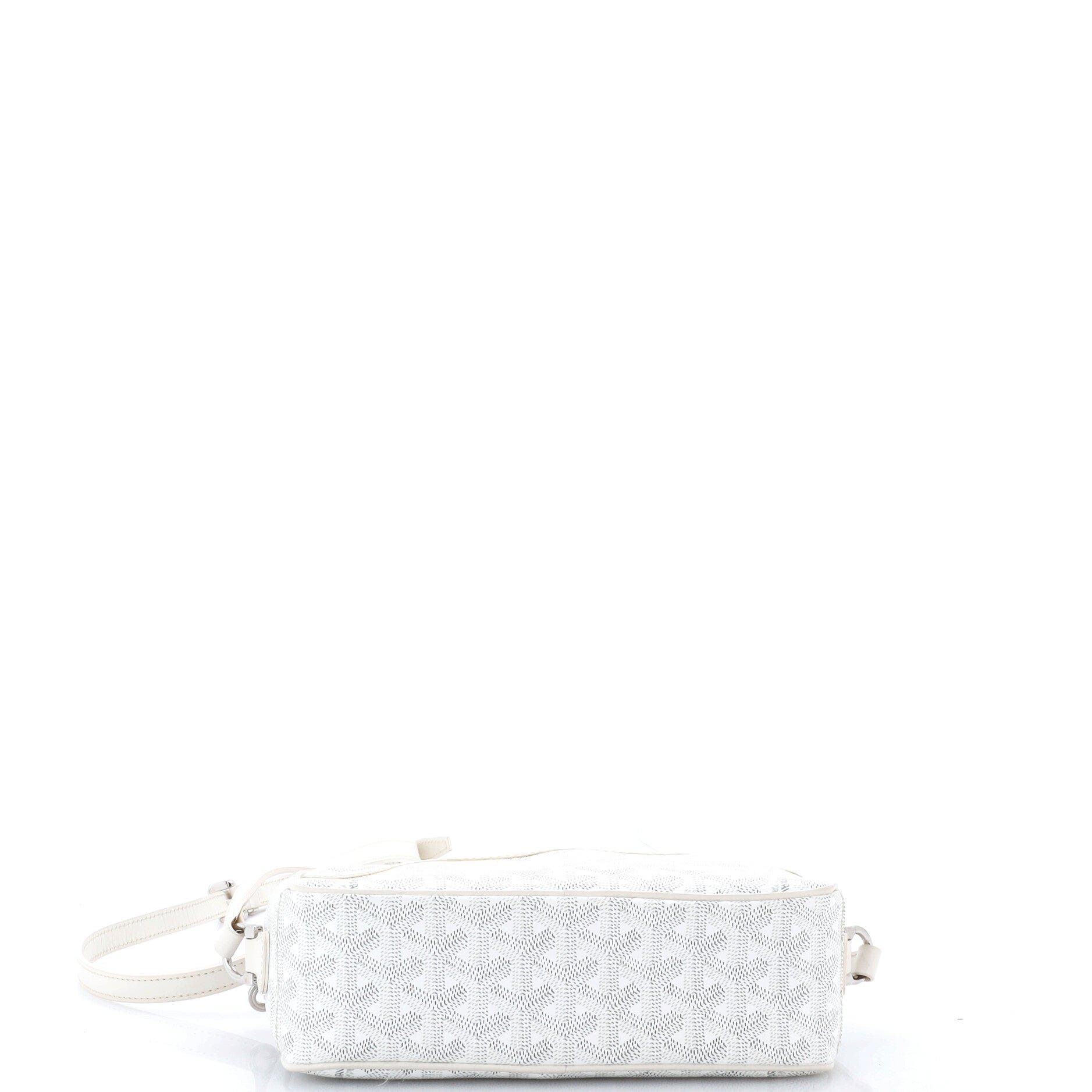 Cap Vert Bag Coated Canvas, Alternate, color, White