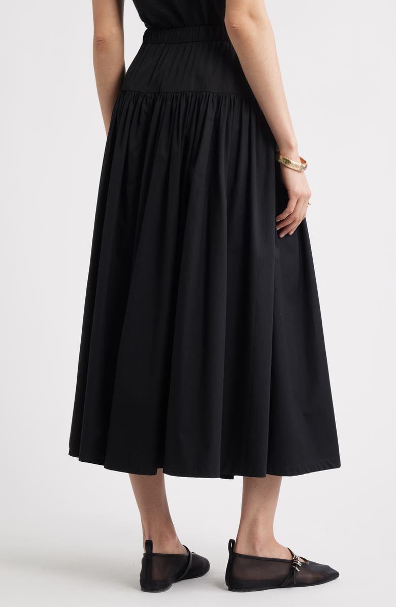 Nordstrom Tiered Cotton Poplin Maxi Skirt, Alternate, color, 