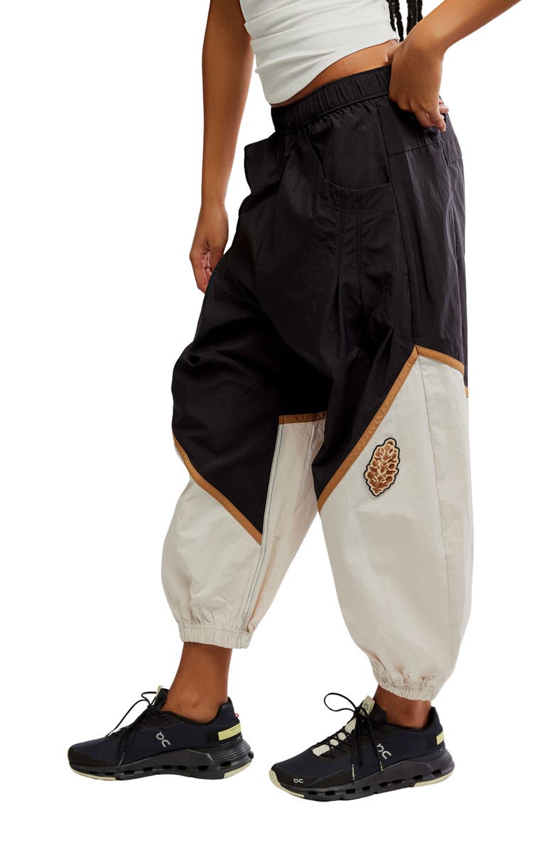 Free People FP Movement Freeflow Colorblock Joggers, Alternate, color, Black Combo