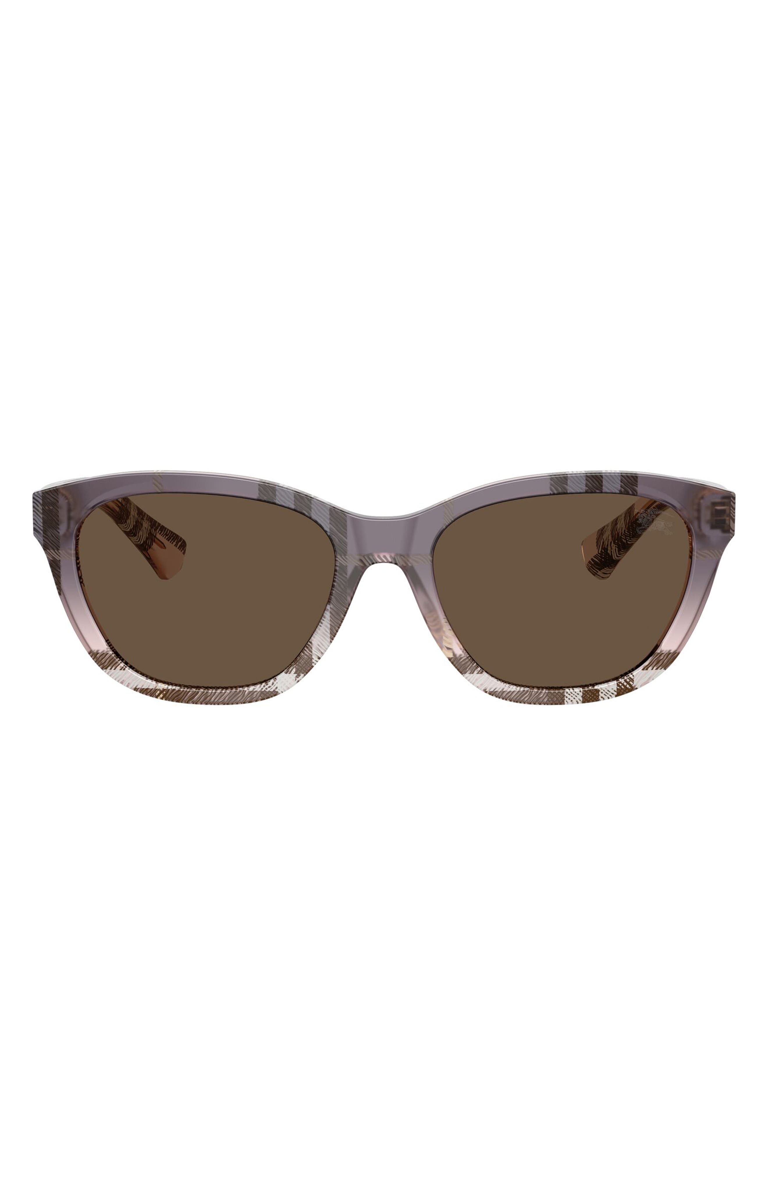 selected CHECK GRADIENT ROSE / BROWN