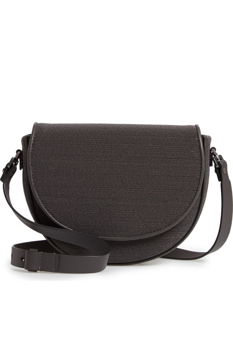 Brunello Cucinelli Monili Beaded Leather Shoulder Bag, Main, color,