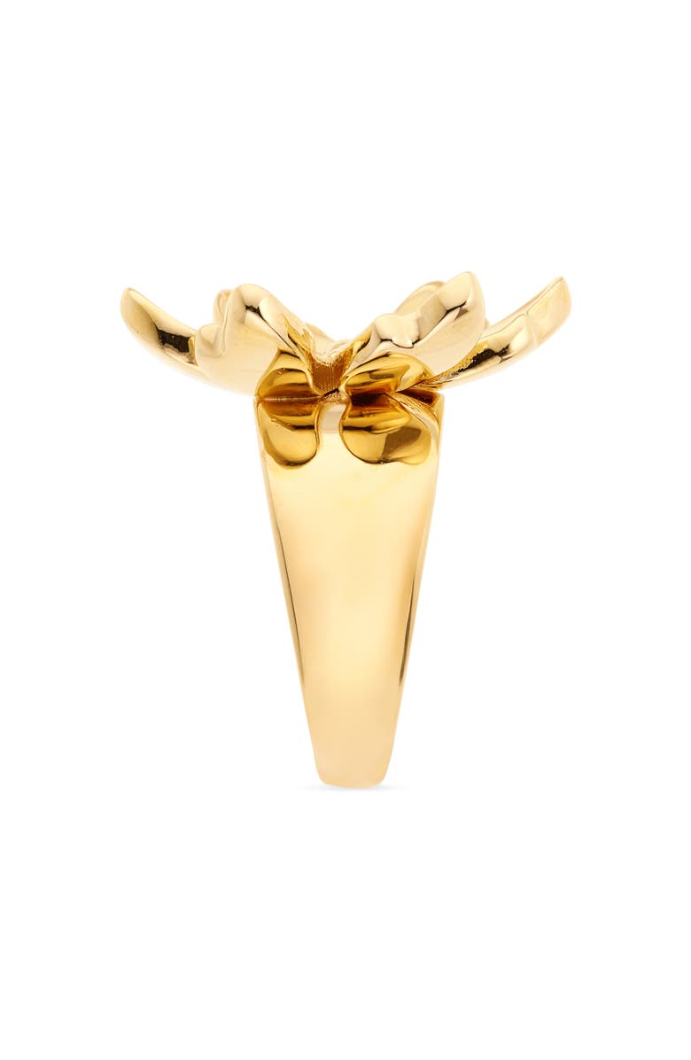 Oscar de la Renta Cherry Blossom Cocktail Ring, Alternate, color,