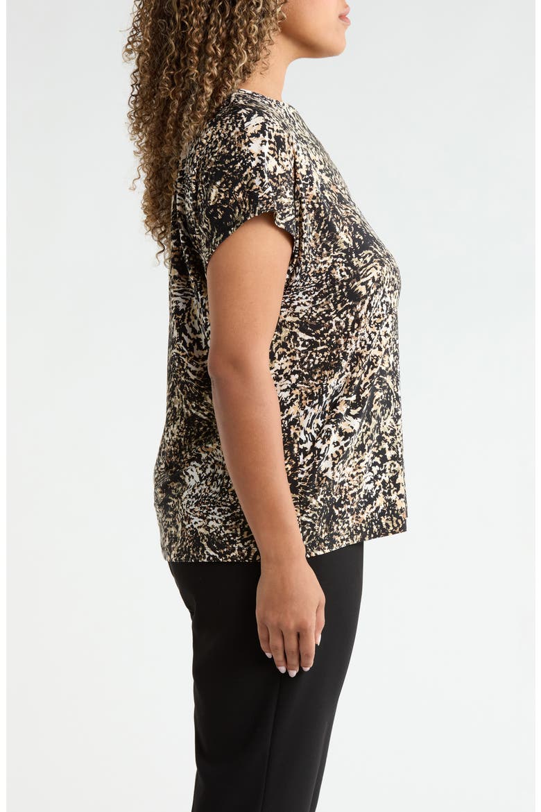 Extended Shoulder Double Trim Top, Alternate, color, JONES BLACK MULTI