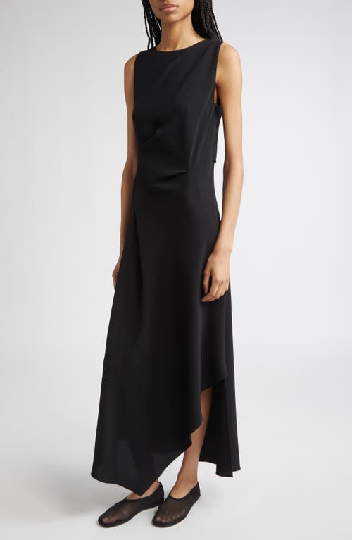 Lafayette 148 New York Asymmetric Finesse Crepe Dress