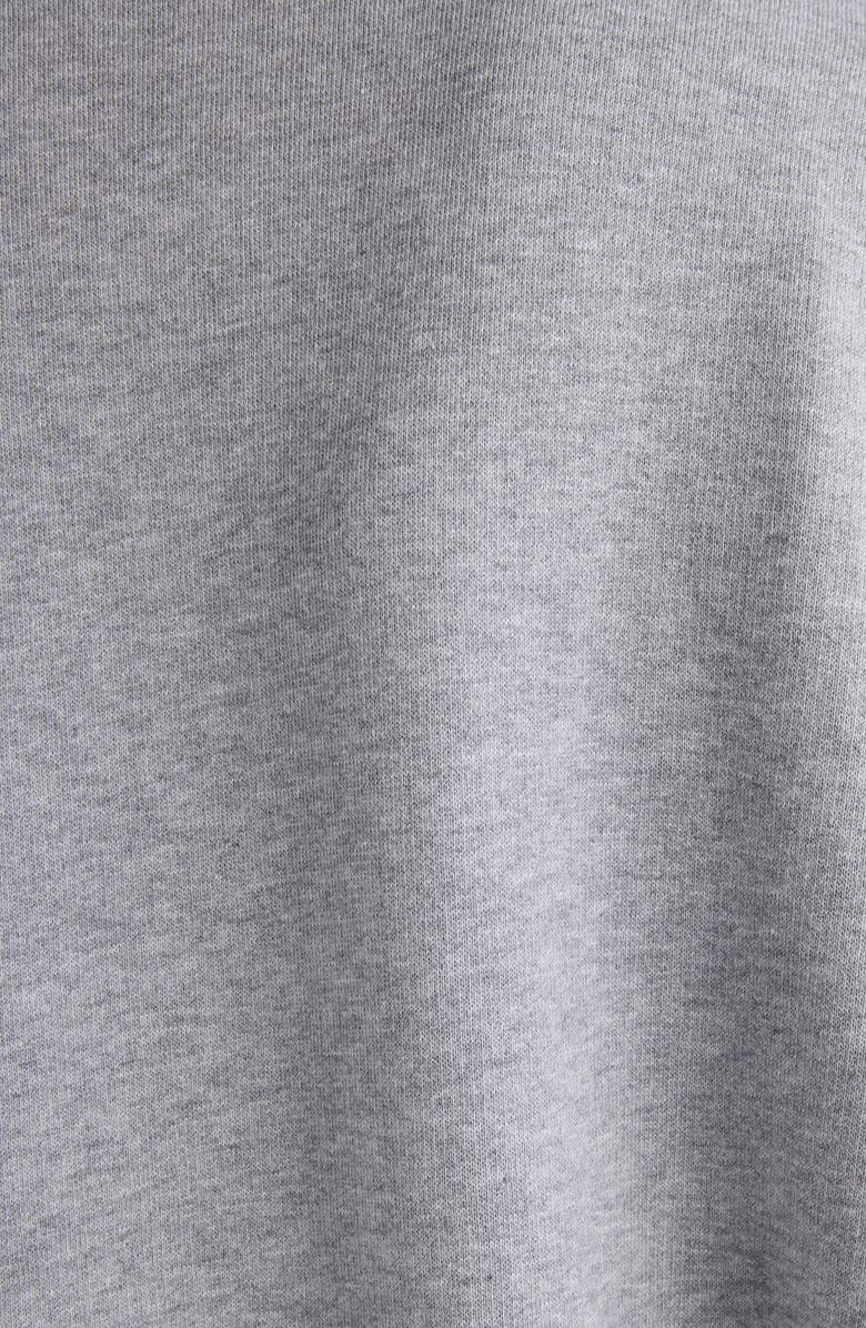 Balenciaga Shirt Collar Graphic Sweatshirt, Alternate, color, 1300 Heather Grey