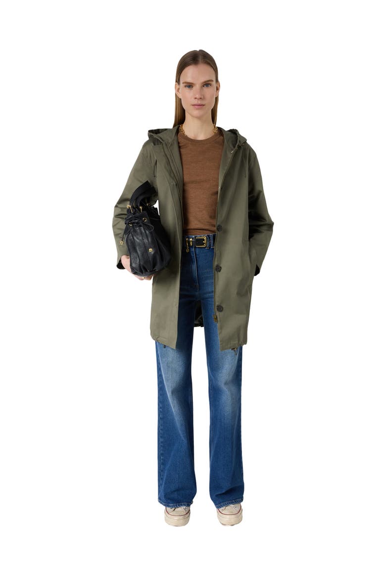 Janaya Hooded Parka, Main, color, Khaki Green