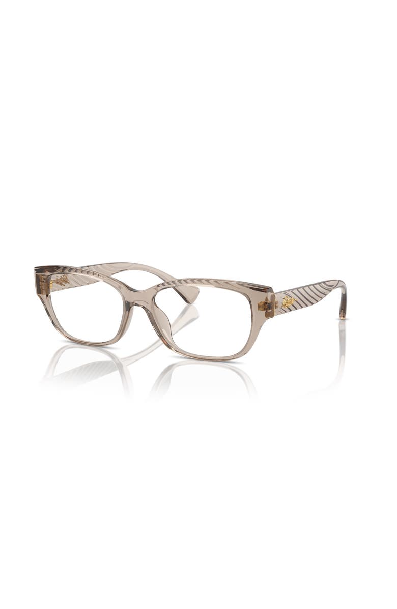 RALPH 53mm Oval optical glasses, Main, color, Beige