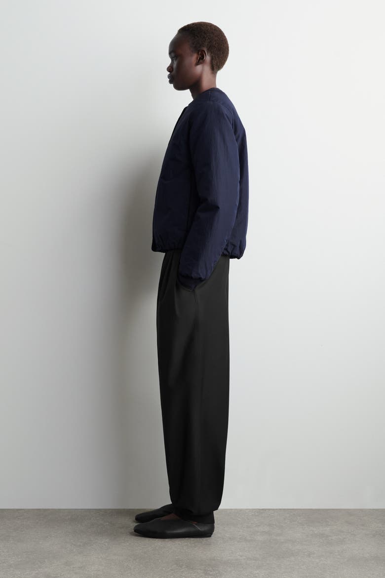 Padded Cotton Liner Jacket, Alternate, color, NAVY