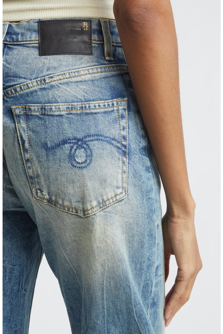 Jane Flare Leg Jeans, Alternate, color, KELLY STRETCH