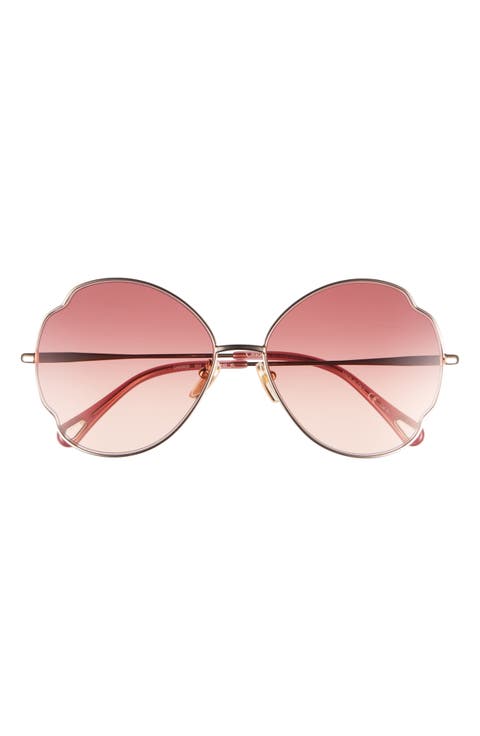 Core 60mm Round Sunglasses