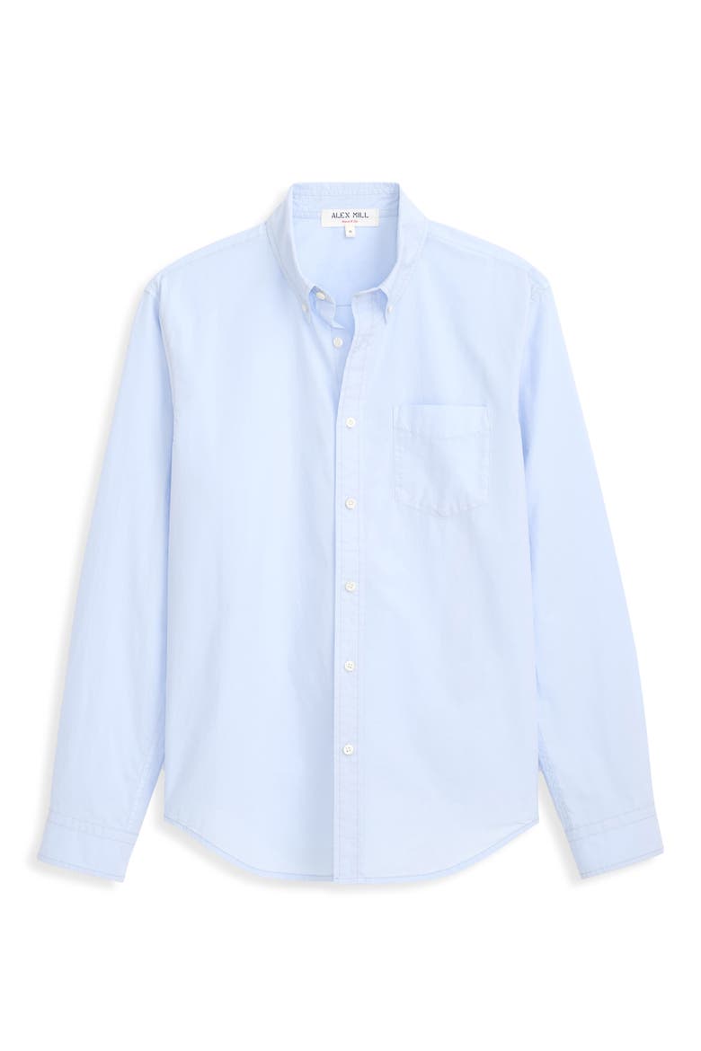 Standard Button-Down Shirt, Alternate, color, CALM BLUE